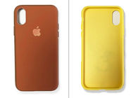 Yellow Cell Phone Silicone Cases Soft Iphone Protector Back Cover Case Well-made