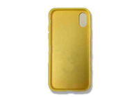 Yellow Cell Phone Silicone Cases Soft Iphone Protector Back Cover Case Well-made