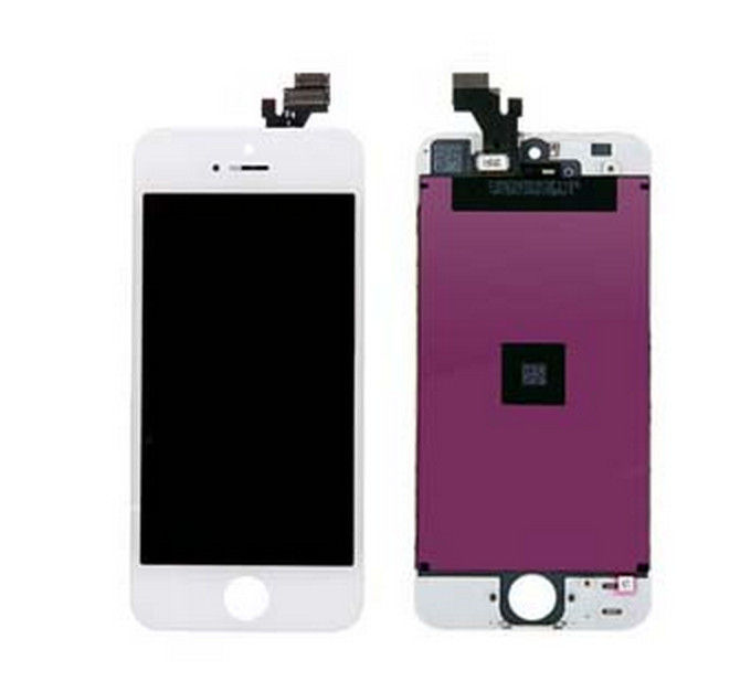 Tempered Iphone 5 Iphone LCD Screen Full Complete Set Display Replacement White