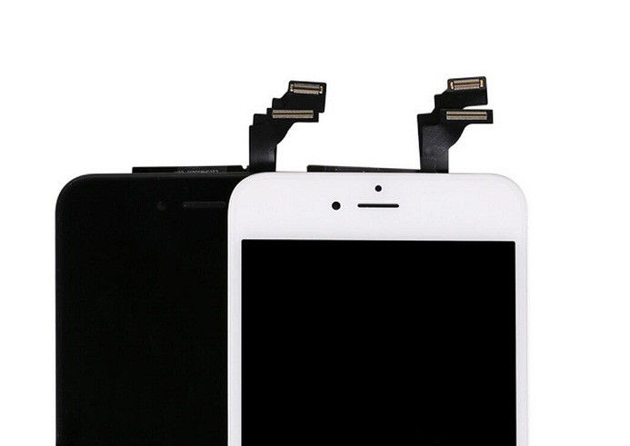 Black White Cell Phone 6 Plus LCD Screen iphone6P Lcd Display Screen Digitizer Assembly Replacement No Cracked