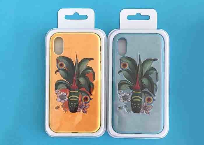 Printed Flower Cell Phone Silicone Cases iPhone X Back Case Shockproof