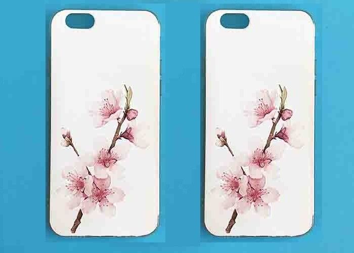 Floral Cell Phone Silicone Cases Apple Phone Protector Back Cover Case Top Copy