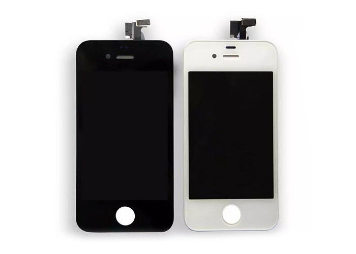 Original White Cell Phone LCD Screen Black iPhone 4 LCD Replacement AAA++